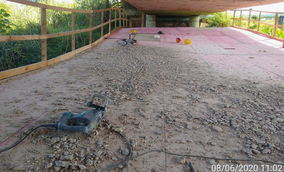 Governo retoma obra da ponte sobre o Rio Iguaçu. Foto: Comec