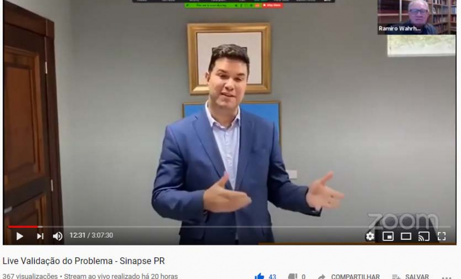 Workshop marca nova etapa para empresas do Programa Sinapse da Inovação. Foto: Fundação Araucária