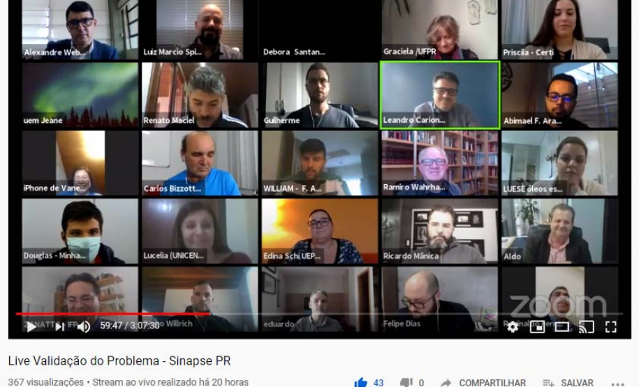 Workshop marca nova etapa para empresas do Programa Sinapse da Inovação. Foto: Fundação Araucária