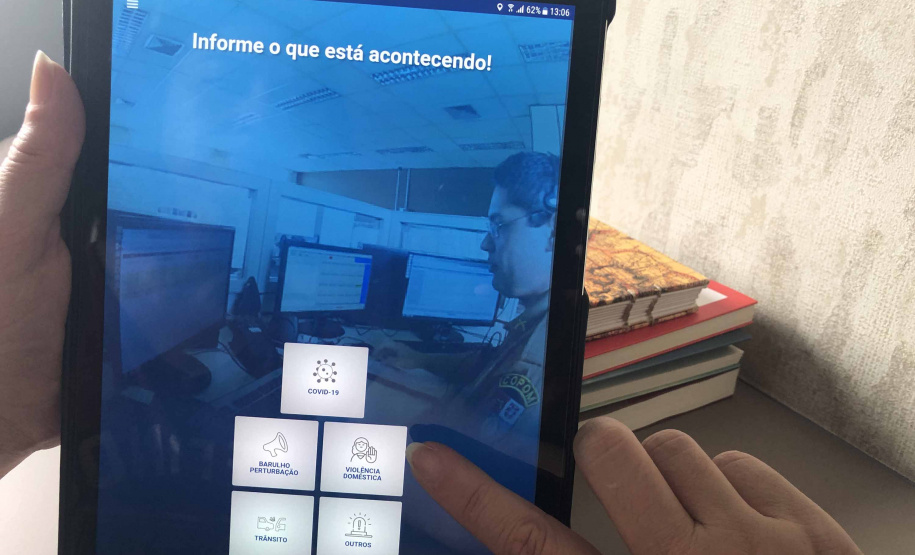 Aplicativo 190 PR é atualizado para atender situações do Coronavírus. Foto:PMPR