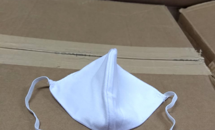 O Departamento Penitenciário do Paraná (Depen) recebeu 111,6 mil máscaras de proteção que serão destinadas à população carcerária e aos profissionais que atuam em unidades prisionais do Estado. Foto: Depen