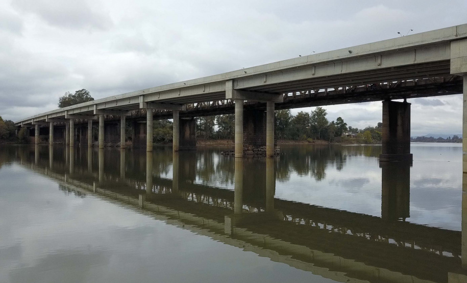 Nova ponte viabiliza importante eixo de crescimento de União da Vitória. Foto: José Fernando Ogura/AEN