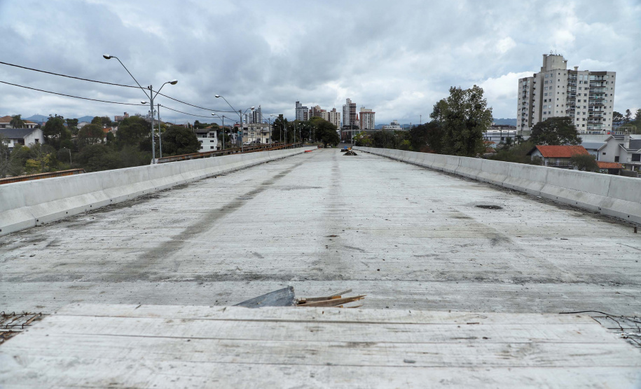 Nova ponte viabiliza importante eixo de crescimento de União da Vitória. Foto: José Fernando Ogura/AEN