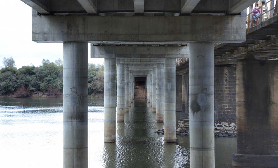 Nova ponte viabiliza importante eixo de crescimento de União da Vitória. Foto: José Fernando Ogura/AEN