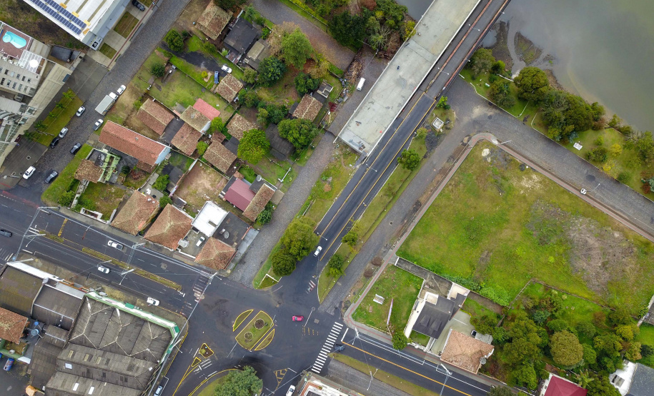 Nova ponte viabiliza importante eixo de crescimento de União da Vitória. Foto: José Fernando Ogura/AEN