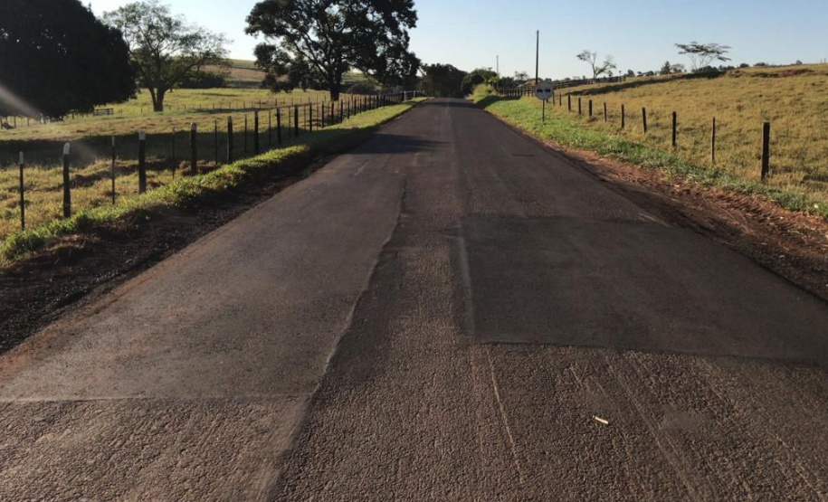 Rodovia entre Douradina e Maria Helena recebe melhorias no pavimento. Foto:DER