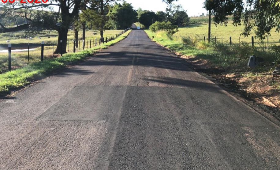Rodovia entre Douradina e Maria Helena recebe melhorias no pavimento. Foto:DER