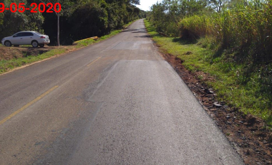 Rodovia entre Douradina e Maria Helena recebe melhorias no pavimento. Foto:DER