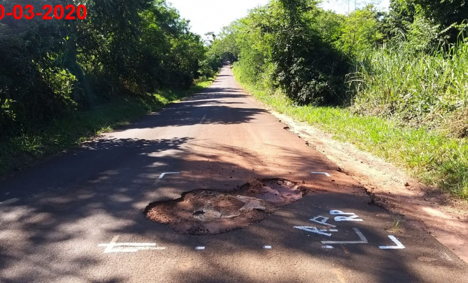 Rodovia entre Douradina e Maria Helena recebe melhorias no pavimento. Foto:DER