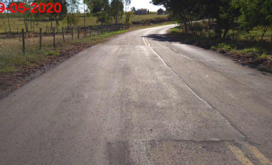 Rodovia entre Douradina e Maria Helena recebe melhorias no pavimento. Foto:DER