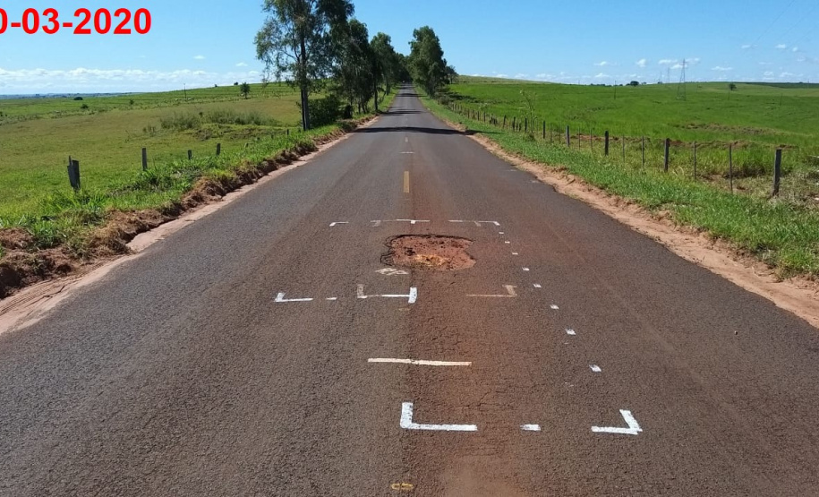 Rodovia entre Douradina e Maria Helena recebe melhorias no pavimento. Foto:DER