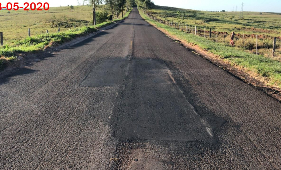 Rodovia entre Douradina e Maria Helena recebe melhorias no pavimento. Foto:DER