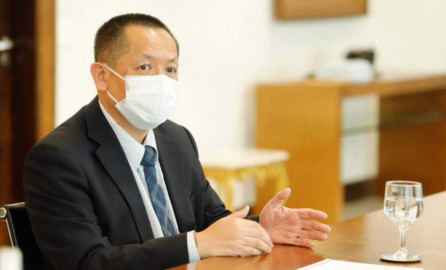 O Paraná recebeu 400 mil máscaras cirúrgicas do Escritório Econômico e Cultural de Taipei no Brasil, organização que representa os interesses de Taiwan no País