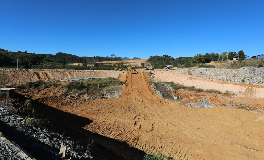Miringuava Construção da Barragem do Miringuava ? São José dos Pinhais 28/05/2020 - Foto: Geraldo Bubniak/AEN