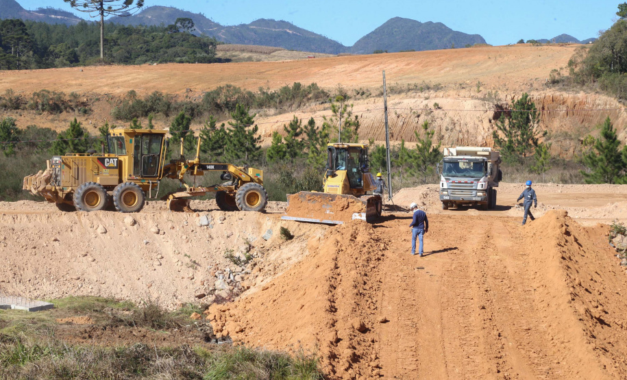 Miringuava Construção da Barragem do Miringuava ? São José dos Pinhais 28/05/2020 - Foto: Geraldo Bubniak/AEN