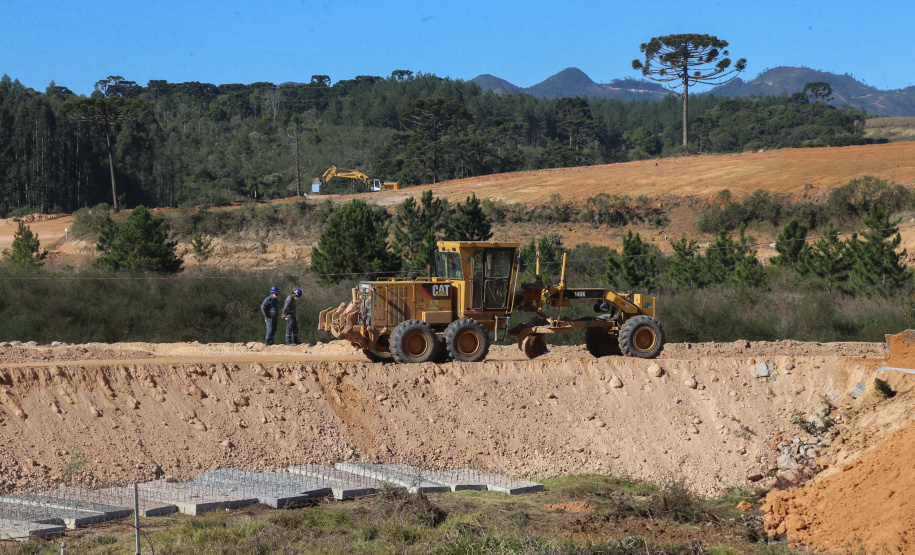 Miringuava Construção da Barragem do Miringuava ? São José dos Pinhais 28/05/2020 - Foto: Geraldo Bubniak/AEN
