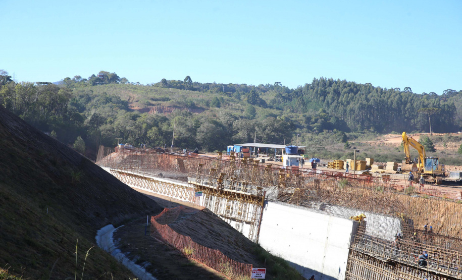 Miringuava Construção da Barragem do Miringuava ? São José dos Pinhais 28/05/2020 - Foto: Geraldo Bubniak/AEN