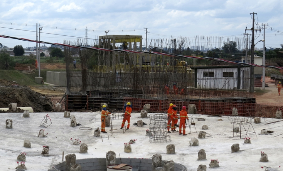 ETE Belém, em Curitiba. Foto: Sanepar