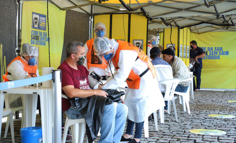 Saúde fará nova ação preventiva para caminhoneiros e motoristas. Foto: José Fernando Ogura/AEN