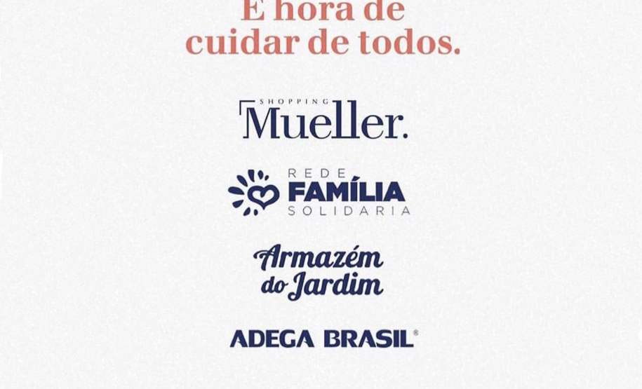 Família Solidária recebe doações em Drive Thru no Shopping Mueller