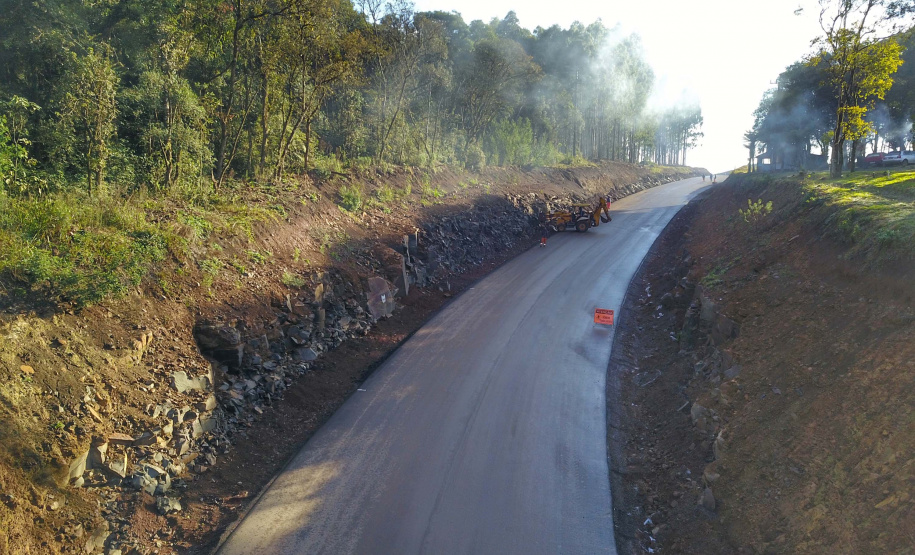 Asfalto na PR-912 garante novos tempos a Coronel Domingos SoaresFoto: José Fernando Ogura/AEN