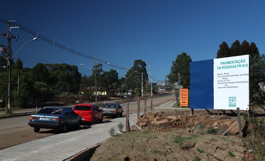 Asfalto na PR-912 garante novos tempos a Coronel Domingos SoaresFoto: José Fernando Ogura/AEN