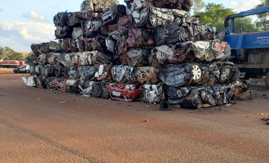 Polícia Civil remove 1,6 mil veículos de pátios em Cascavel. Foto: polícia Civil