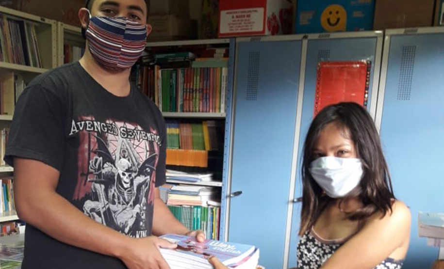 Em Palmas, escola quilombola chama atenção pelo trabalho de inclusão de alunos no Aula Paraná.Foto/SEED