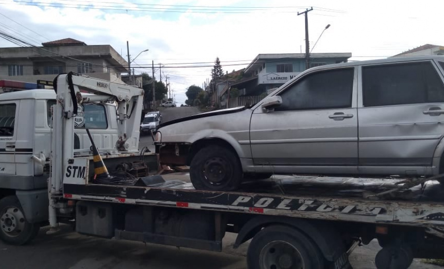 Segurança Pública retira veículos do pátio da Delegacia de Alto Maracanã, na RMC. Foto:SESP