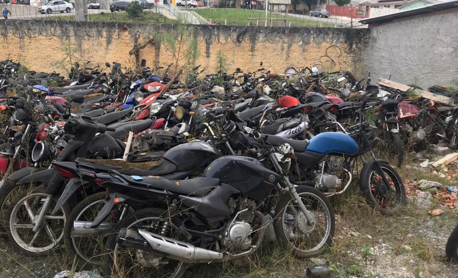 Segurança Pública retira veículos do pátio da Delegacia de Alto Maracanã, na RMC. Foto:SESP