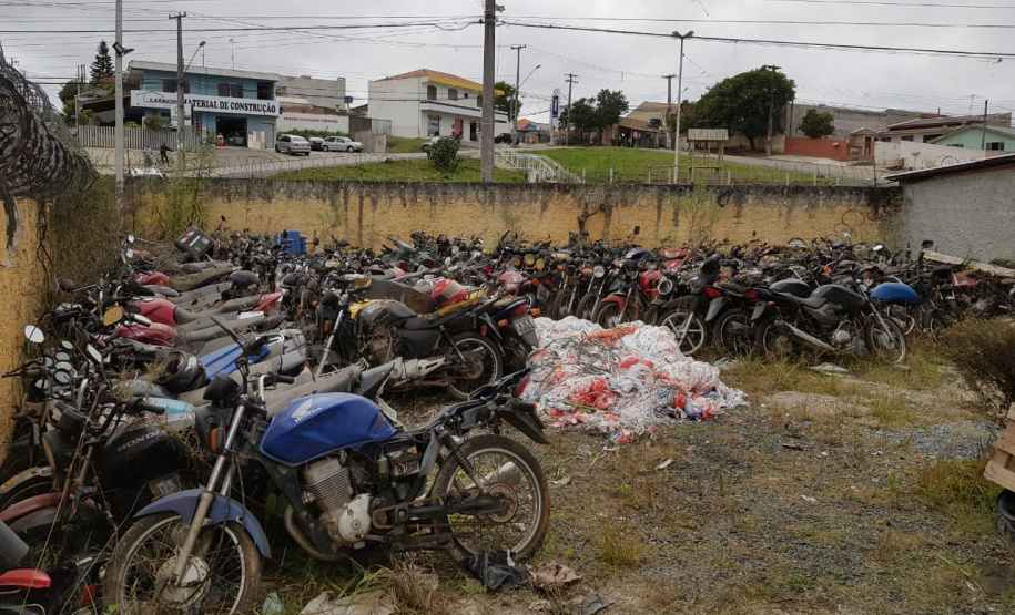 Segurança Pública retira veículos do pátio da Delegacia de Alto Maracanã, na RMC. Foto:SESP