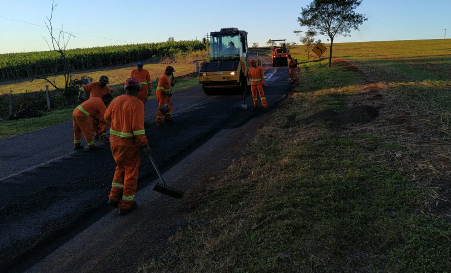 Rodovias entre Wenceslau Braz e Santana do Itararé recebem melhorias. Foto:DER
