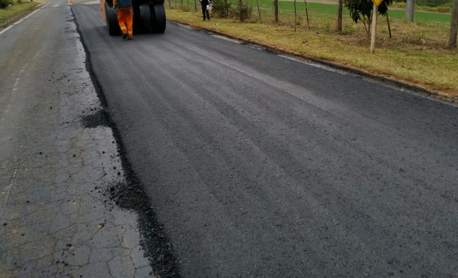 Rodovias entre Wenceslau Braz e Santana do Itararé recebem melhorias. Foto:DER