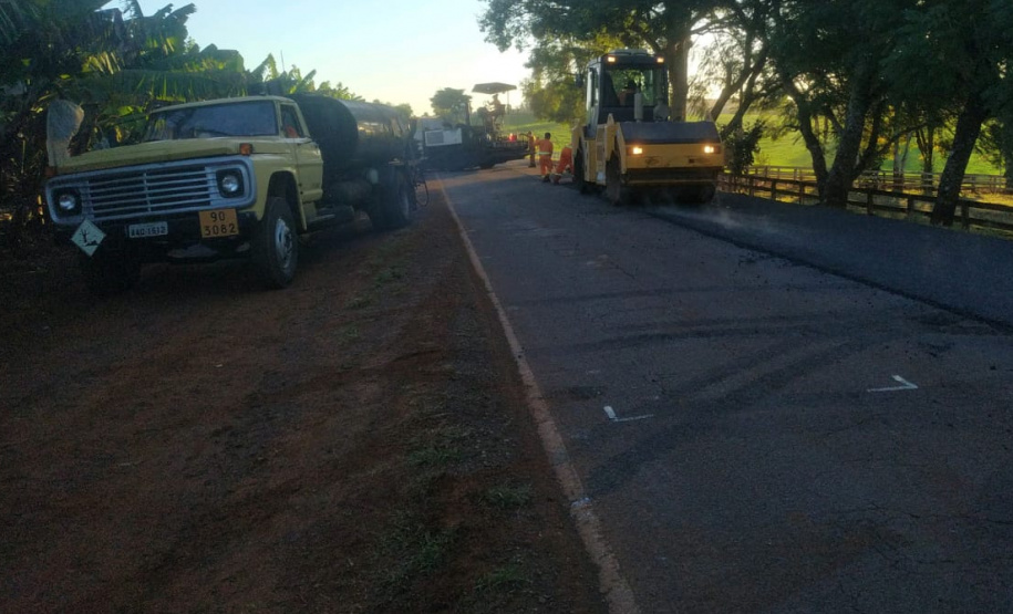 Rodovias entre Wenceslau Braz e Santana do Itararé recebem melhorias. Foto:DER