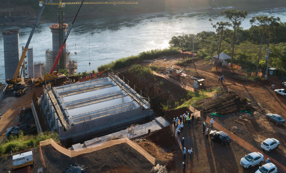 O governador Carlos Massa Ratinho Junior participou nesta quinta-feira (18) de uma reunião com a direção brasileira de Itaipu Binacional, em Foz do Iguaçu, e destacou que a parceria entre o Estado e a hidrelétrica é fundamental para ajudar o Paraná na retomada da economia. Foto:Rubens Fraulini/Itaipu Binacional