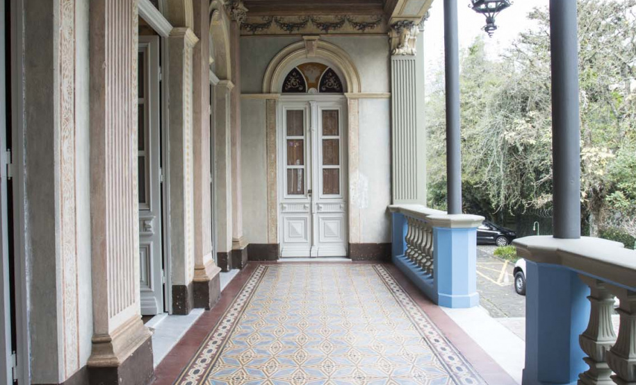 Série de reportagens sobre o Palacete Leão Jr.
integram as atividades de comemoração dos 15 anos do Espaço Cultural BRDE. Foto:Guilherme Pupo/ BRDE