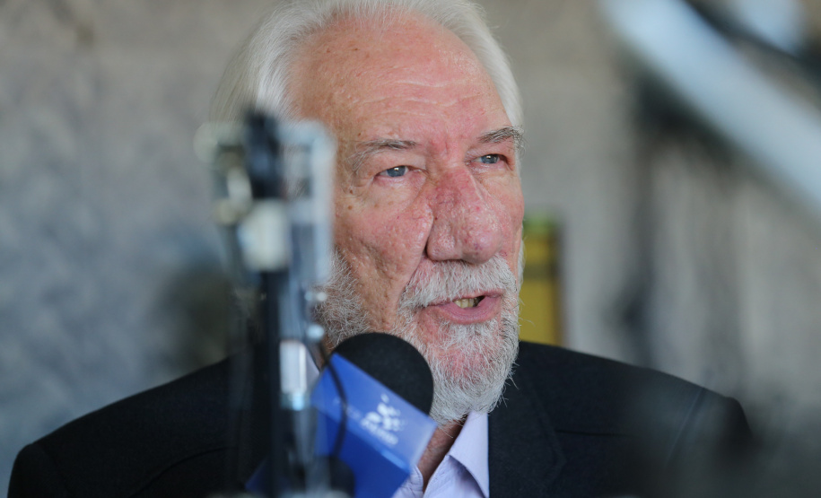 AERP O vice governador Darci Piana participa nesta sexta-feira (19) do programa Em Pauta da Associação das Emissoras de Radiodifusão do Paraná (AERP). Curitiba, 19/06/2020 - Foto: Geraldo Bubniak/AEN