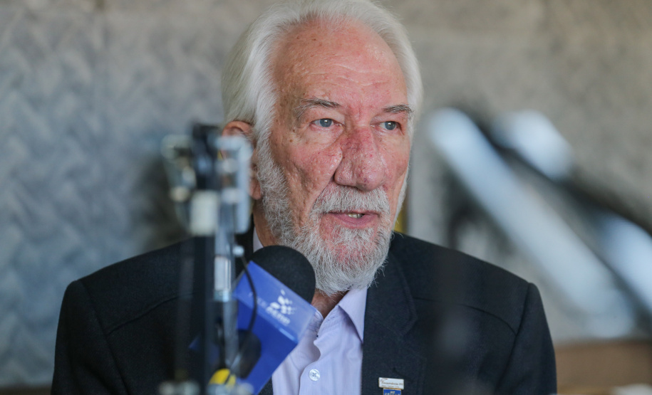 AERP O vice governador Darci Piana participa nesta sexta-feira (19) do programa Em Pauta da Associação das Emissoras de Radiodifusão do Paraná (AERP). Curitiba, 19/06/2020 - Foto: Geraldo Bubniak/AEN