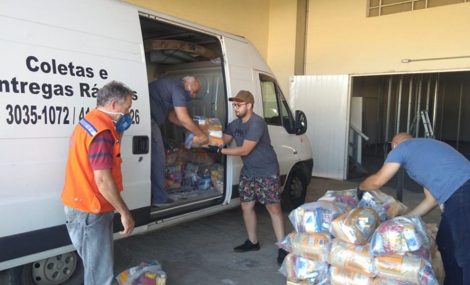 Governo distribui cestas básicas no Dia Mundial do Refugiado. Foto:SEJUF