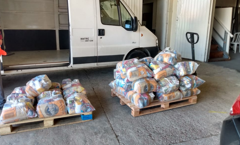 Governo distribui cestas básicas no Dia Mundial do Refugiado. Foto:SEJUF