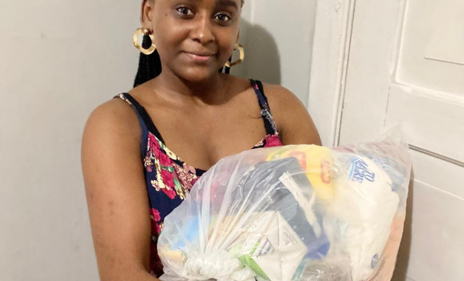 Governo distribui cestas básicas no Dia Mundial do Refugiado. Foto:SEJUF