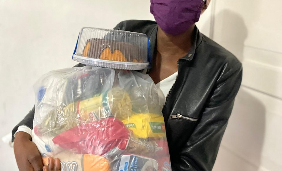 Governo distribui cestas básicas no Dia Mundial do Refugiado. Foto:SEJUF