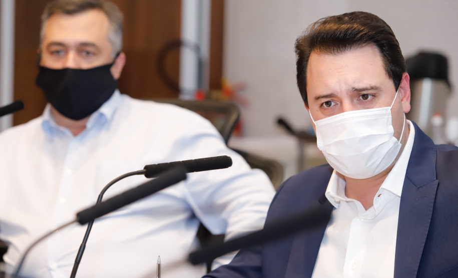 Os números foram apresentados nesta terça-feira (23) pela Secretaria de Estado da Saúde durante reunião do governador Carlos Massa Ratinho Junior, por videoconferência, com dirigentes das entidades.