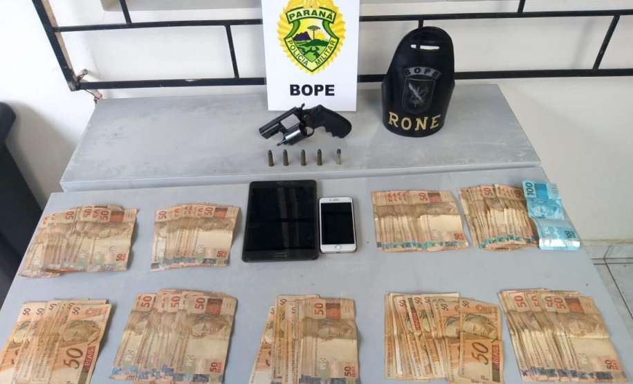 PM e GAECO deflagram terceira fase da Operação Sicário e prendem dois por envolvimento com tráfico e lavagem de dinheiro
. Foto:PMPR