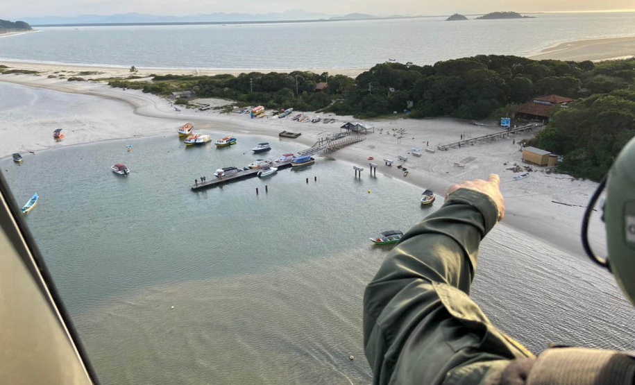 Reforço da presença da PM na Ilha do Mel inibe tráfico de drogas e invasão de áreas de proteção ambiental
. Foto:PMPR