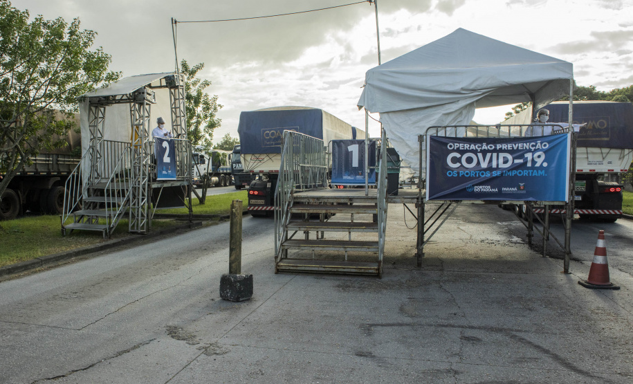 Portos do Paraná reforça medidas para prevenir COVID-19