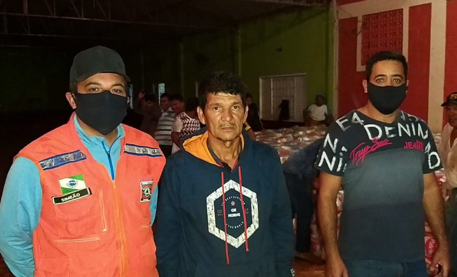 Defesa Civil Estadual apoia FUNAI na entrega de cestas básicas em aldeias indígenas no Paraná. Foto:Defesa Civil