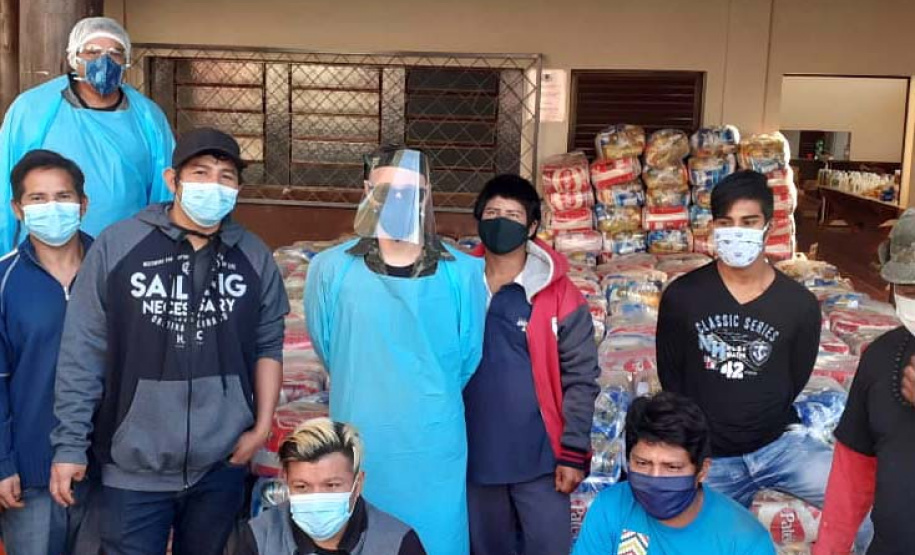 Defesa Civil Estadual apoia FUNAI na entrega de cestas básicas em aldeias indígenas no Paraná. Foto:Defesa Civil