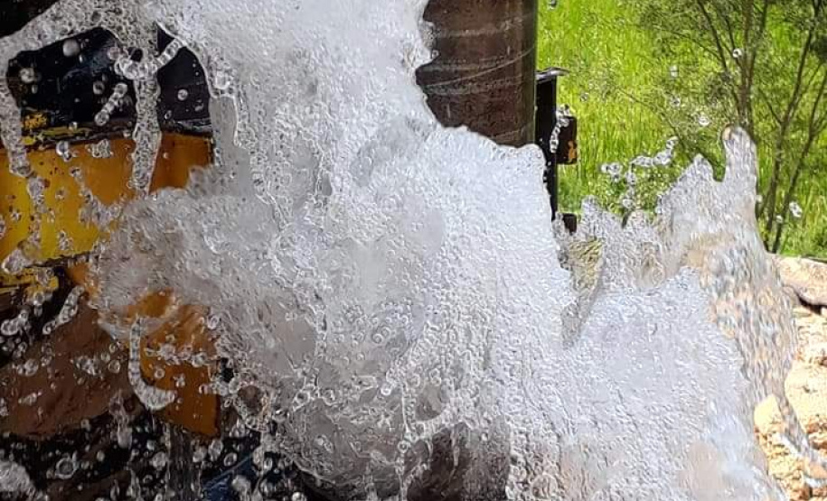 Perfuração de poços muda a realidade de pequenos agricultores.Foto:SEDEST