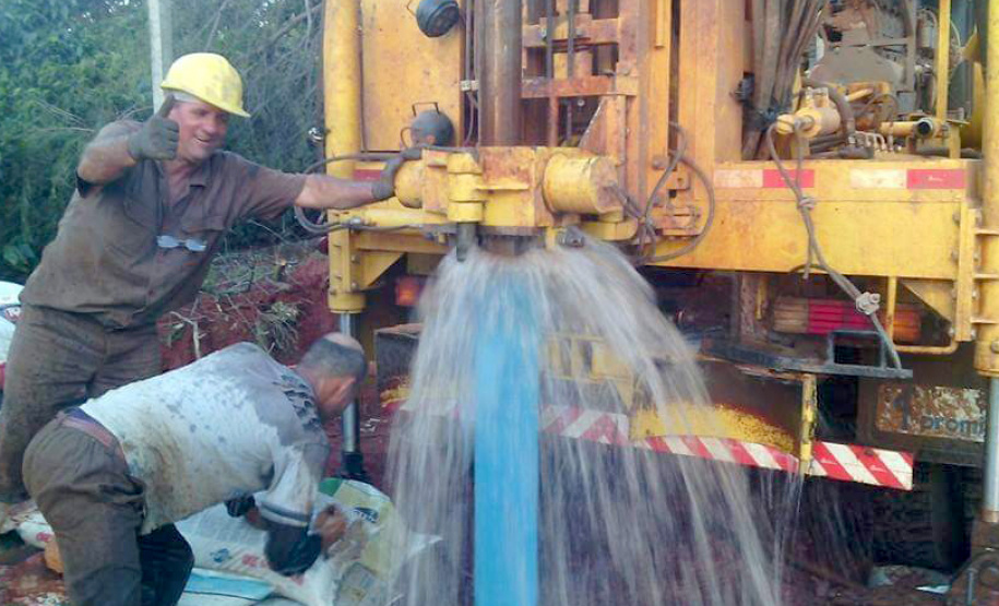 Perfuração de poços muda a realidade de pequenos agricultores.Foto:SEDEST